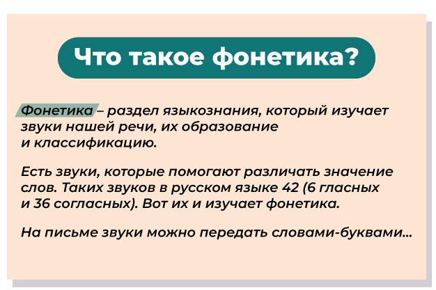 что такое фонетика