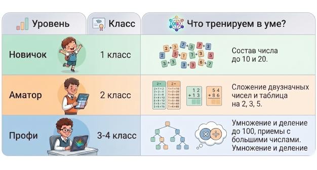 Секретные способы счета в уме